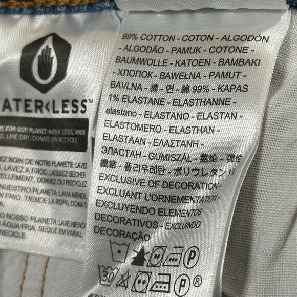 Levi's Women's 501 Short Skinny Floral Jeans Size 27x28 - Picture 7 of 7